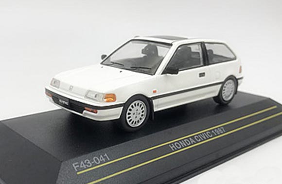 1987 Honda Civic 1:43 Scale Diecast Car Model