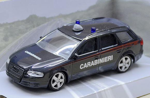 Audi A4 Carabinieri Car Diecast Model 1:43 Scale