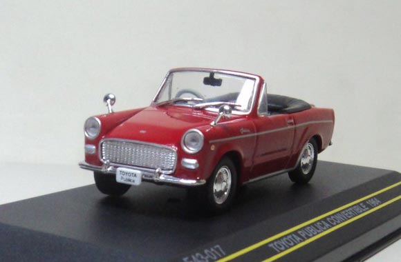 1964 Toyota Publica Convertible Diecast Car Model 1:43 Scale