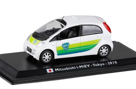 2010 Mitsubishi i-MiEV Diecast Taxi Car Model 1:43 Scale