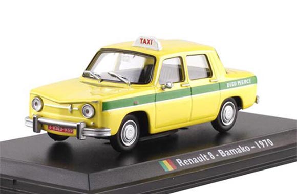 1970 Renault 8 Diecast Taxi Car Model 1:43 Scale