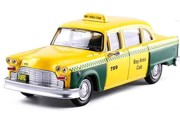 1980 Checker A11/A12 Diecast Taxi Car Model 1:43 Scale