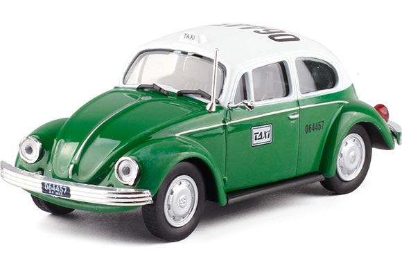 1985 VW Beetle Garbus Diecast Taxi Car Model 1:43 Scale