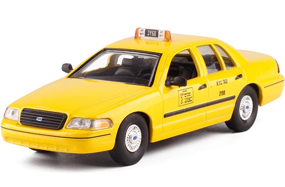 1992 Ford Crown Victoria Diecast Taxi Car Model 1:43 Scale