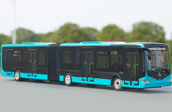 Changzhou BRT Scania Diecast Articulated Bus Model 1:42 Scale