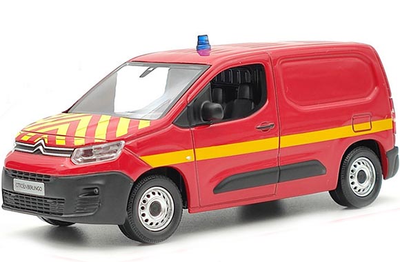 Fire Department Citroen Berlingo Van Diecast Model 1:43 Scale