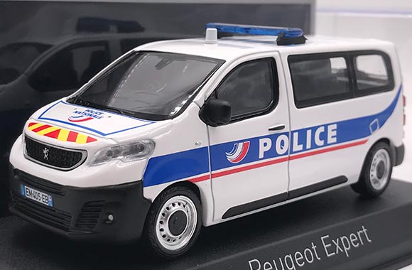 Police Peugeot Expert Van Diecast Model 1:43 Scale