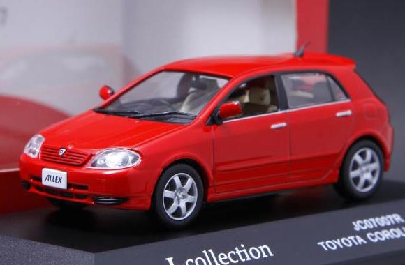 2004 Toyota Corolla Allex Diecast Car Model 1:43 Scale