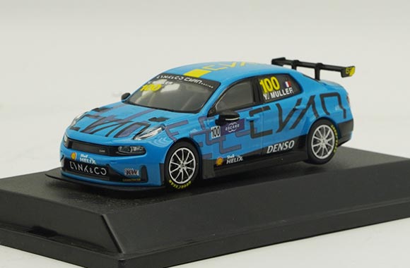 Lynk & Co 03 WTCR NO.100 Racing Car Diecast Model 1:43 Scale